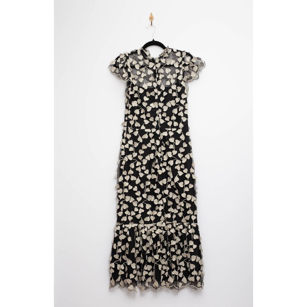 Shoshanna Black and White Chiffon berty Dress Size 6 - Picture 5 of 8